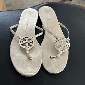 Tory Burch Silver sandals